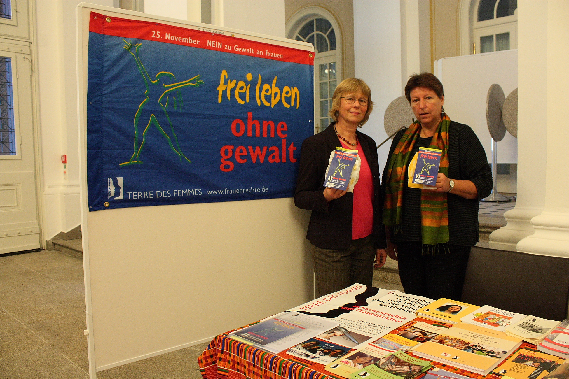 Gewalt kommt nicht in die T&uuml;te